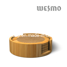 Bamboo Glass Cup Coaster Anti Slide Mat